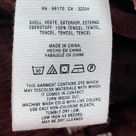 Hei Hei Anthropologie Embroidered pockets Brown Harem Jogger Boho Pants Size S - Picture 9 of 9